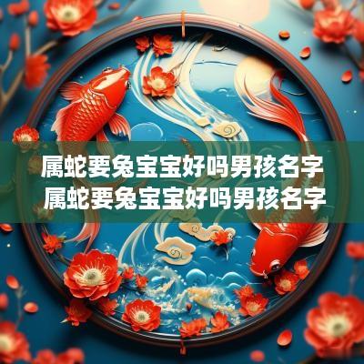 属蛇要兔宝宝好吗男孩名字 属蛇要兔宝宝好吗男孩名字怎么取