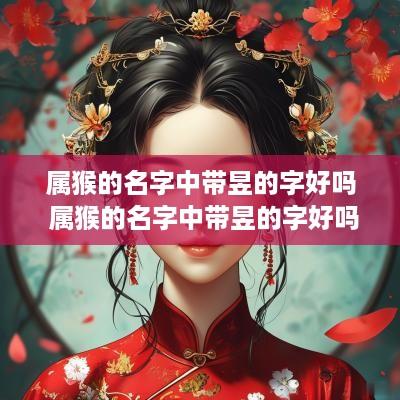 属猴的名字中带昱的字好吗 属猴的名字中带昱的字好吗男孩