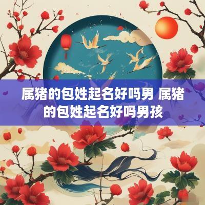 属猪的包姓起名好吗男 属猪的包姓起名好吗男孩