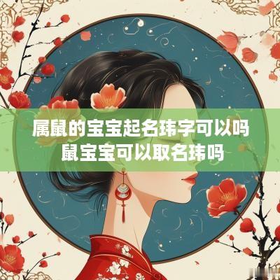 属鼠的宝宝起名玮字可以吗 鼠宝宝可以取名玮吗