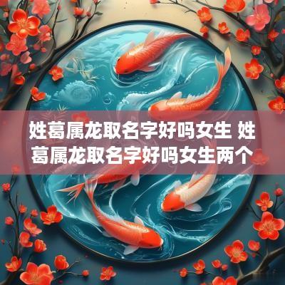 姓葛属龙取名字好吗女生 姓葛属龙取名字好吗女生两个字