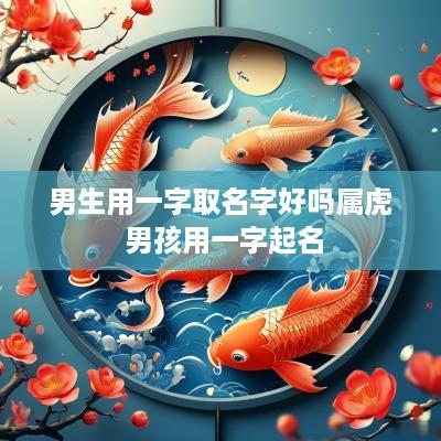 男生用一字取名字好吗属虎 男孩用一字起名