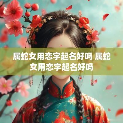属蛇女用恋字起名好吗 属蛇女用恋字起名好吗