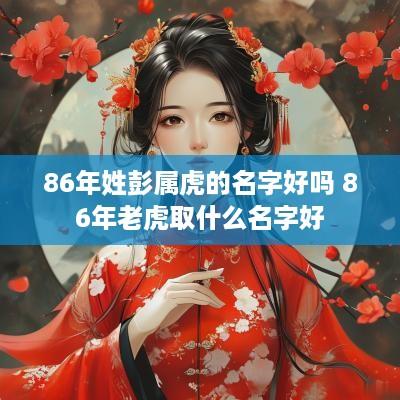 86年姓彭属虎的名字好吗 86年老虎取什么名字好