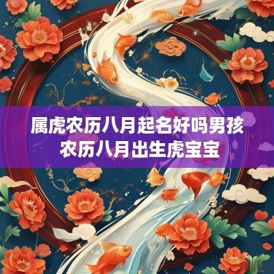 属虎农历八月起名好吗男孩 农历八月出生虎宝宝