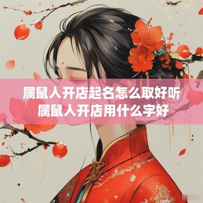 属鼠人开店起名怎么取好听 属鼠人开店用什么字好