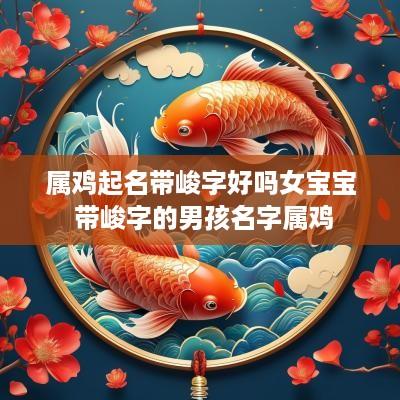 属鸡起名带峻字好吗女宝宝 带峻字的男孩名字属鸡