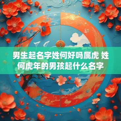 男生起名字姓何好吗属虎 姓何蛇年的男孩起什么名字