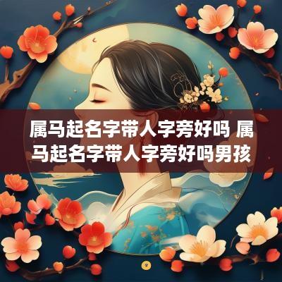 属马起名字带人字旁好吗 属马起名字带人字旁好吗男孩