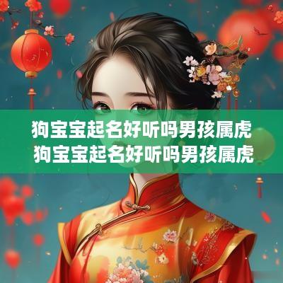 狗宝宝起名好听吗男孩属虎 狗宝宝起名好听吗男孩属虎的