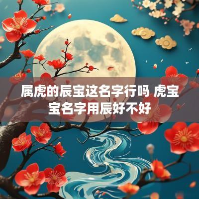 属虎的辰宝这名字行吗 虎宝宝名字用辰好不好