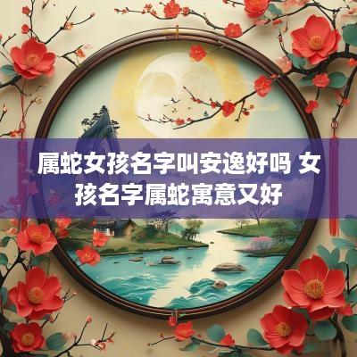 属蛇女孩名字叫安逸好吗 女孩名字属蛇寓意又好
