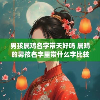 男孩属鸡名字带天好吗 属鸡的男孩名字里带什么字比较好
