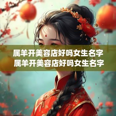 属羊开美容店好吗女生名字 属羊开美容店好吗女生名字叫什么