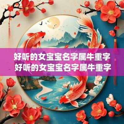 好听的女宝宝名字属牛重字 好听的女宝宝名字属牛重字怎么取
