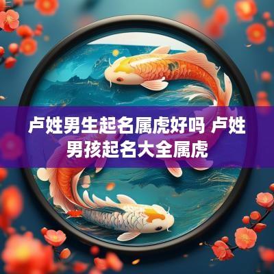 卢姓男生起名属虎好吗 卢姓男孩起名大全属虎