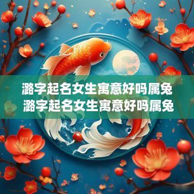 潞字起名女生寓意好吗属兔 潞字起名女生寓意好吗属兔的