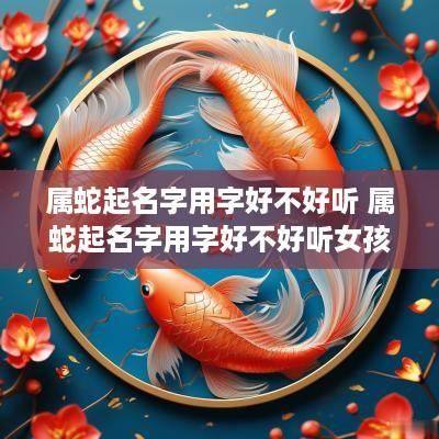 属蛇起名字用字好不好听 属蛇起名字用字好不好听女孩
