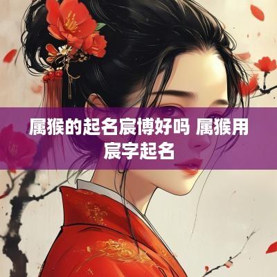 属猴的起名宸博好吗 属猴用宸字起名