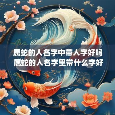 属蛇的人名字中带人字好吗 属蛇的人名字里带什么字好