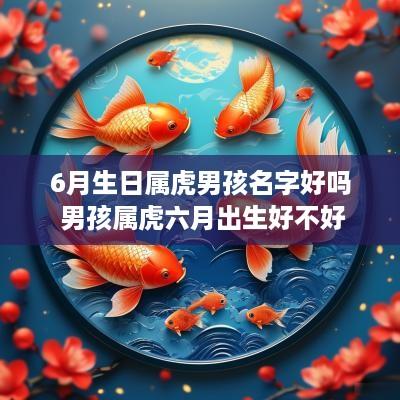 6月生日属虎男孩名字好吗 男孩属虎六月出生好不好