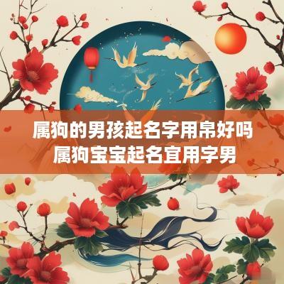 属狗的男孩起名字用帛好吗 属狗宝宝起名宜用字男