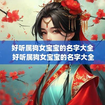 好听属狗女宝宝的名字大全 好听属狗女宝宝的名字大全两个字