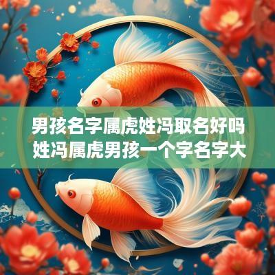 男孩名字属虎姓冯取名好吗 姓冯属虎男孩一个字名字大全集