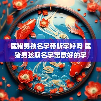 属猪男孩名字带昕字好吗 属猪男孩取名字寓意好的字