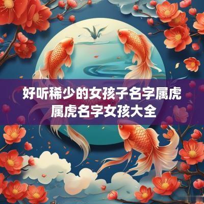 好听稀少的女孩子名字属虎 属虎名字女孩大全