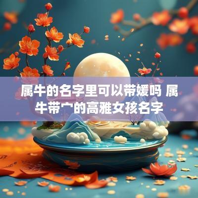 属牛的名字里可以带媛吗 属牛带宀的高雅女孩名字
