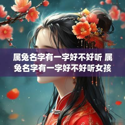 属兔名字有一字好不好听 属兔名字有一字好不好听女孩