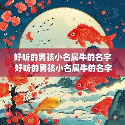 好听的男孩小名属牛的名字 好听的男孩小名属牛的名字有哪些