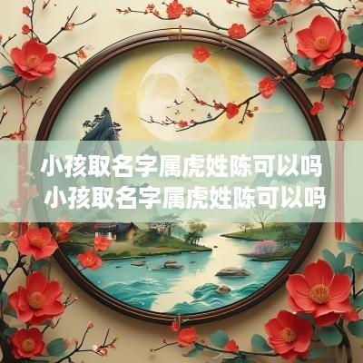 小孩取名字属虎姓陈可以吗 小孩取名字属虎姓陈可以吗怎么取