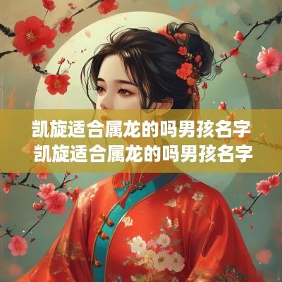 凯旋适合属龙的吗男孩名字 凯旋适合属龙的吗男孩名字大全