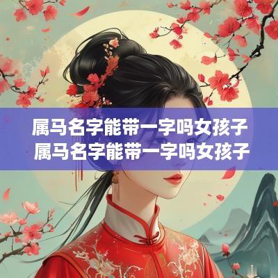 属马名字能带一字吗女孩子 属马名字能带一字吗女孩子