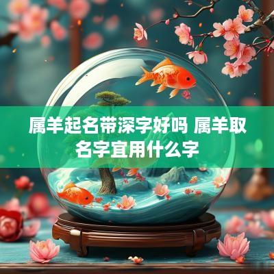 属羊起名带深字好吗 属羊取名字宜用什么字