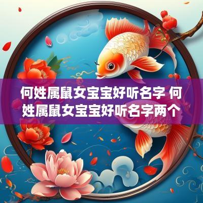 何姓属鼠女宝宝好听名字 何姓属鼠女宝宝好听名字两个字