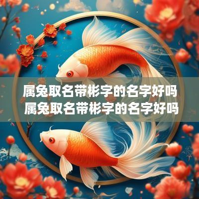 属兔取名带彬字的名字好吗 属兔取名带彬字的名字好吗男孩