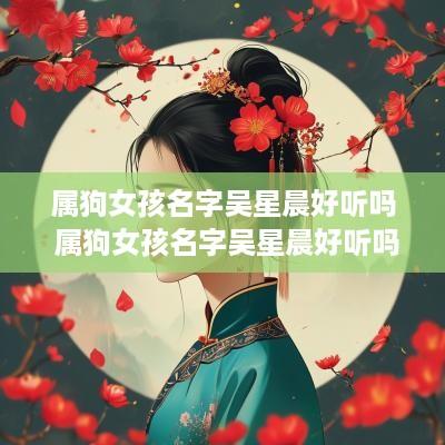 属狗女孩名字吴星晨好听吗 属狗女孩名字吴星晨好听吗