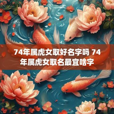 74年属虎女取好名字吗 74年属虎女取名最宜啥字