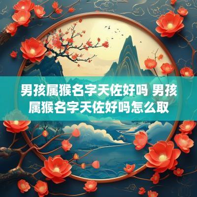 男孩属猴名字天佐好吗 男孩属猴名字天佐好吗怎么取