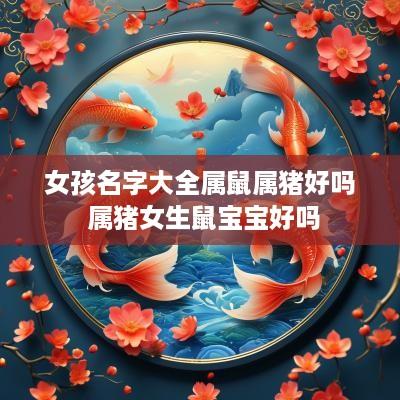 女孩名字大全属鼠属猪好吗 属猪女生鼠宝宝好吗