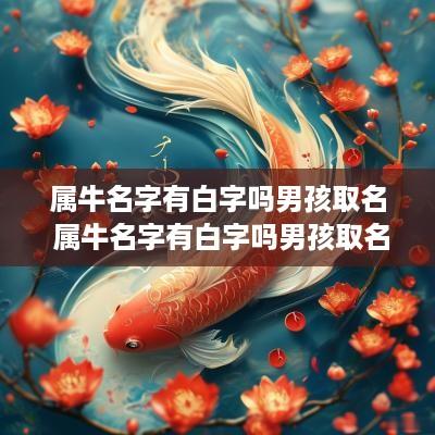 属牛名字有白字吗男孩取名 属牛名字有白字吗男孩取名叫什么