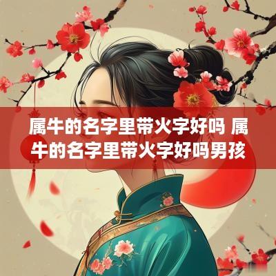 属牛的名字里带火字好吗 属牛的名字里带火字好吗男孩