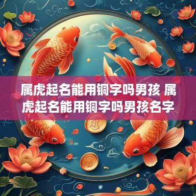 属虎起名能用铜字吗男孩 属虎起名能用铜字吗男孩名字