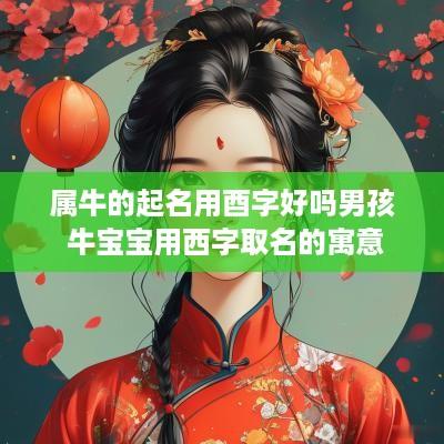 属牛的起名用酉字好吗男孩 牛宝宝用西字取名的寓意