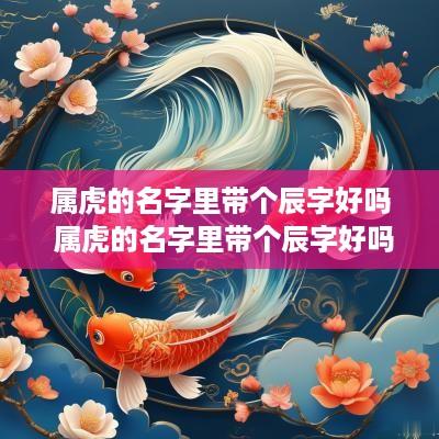 属虎的名字里带个辰字好吗 属虎的名字里带个辰字好吗男孩