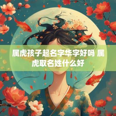 属虎孩子起名字华字好吗 属虎取名姓什么好