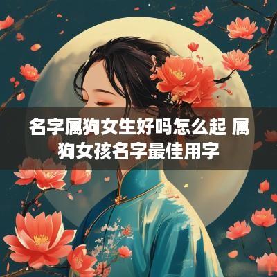 名字属狗女生好吗怎么起 属狗女孩名字最佳用字